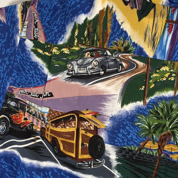 Reyn Spooner rare Hawaiian Tropical  shirt - Picture 7 of 8